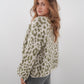 Knit Cardigan Leo - Khaki/Beige