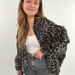 Bomberjacke Leopard - braun