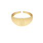 Ring mit Streifen - gold