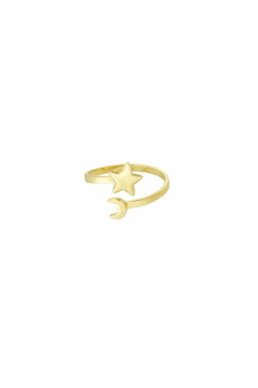 Starry Night Ring - Gold Silber