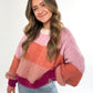 Rainbow Hues Cozy Knit - bordeaux