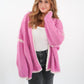 Knit Cardigan strawberry and cream - Pink