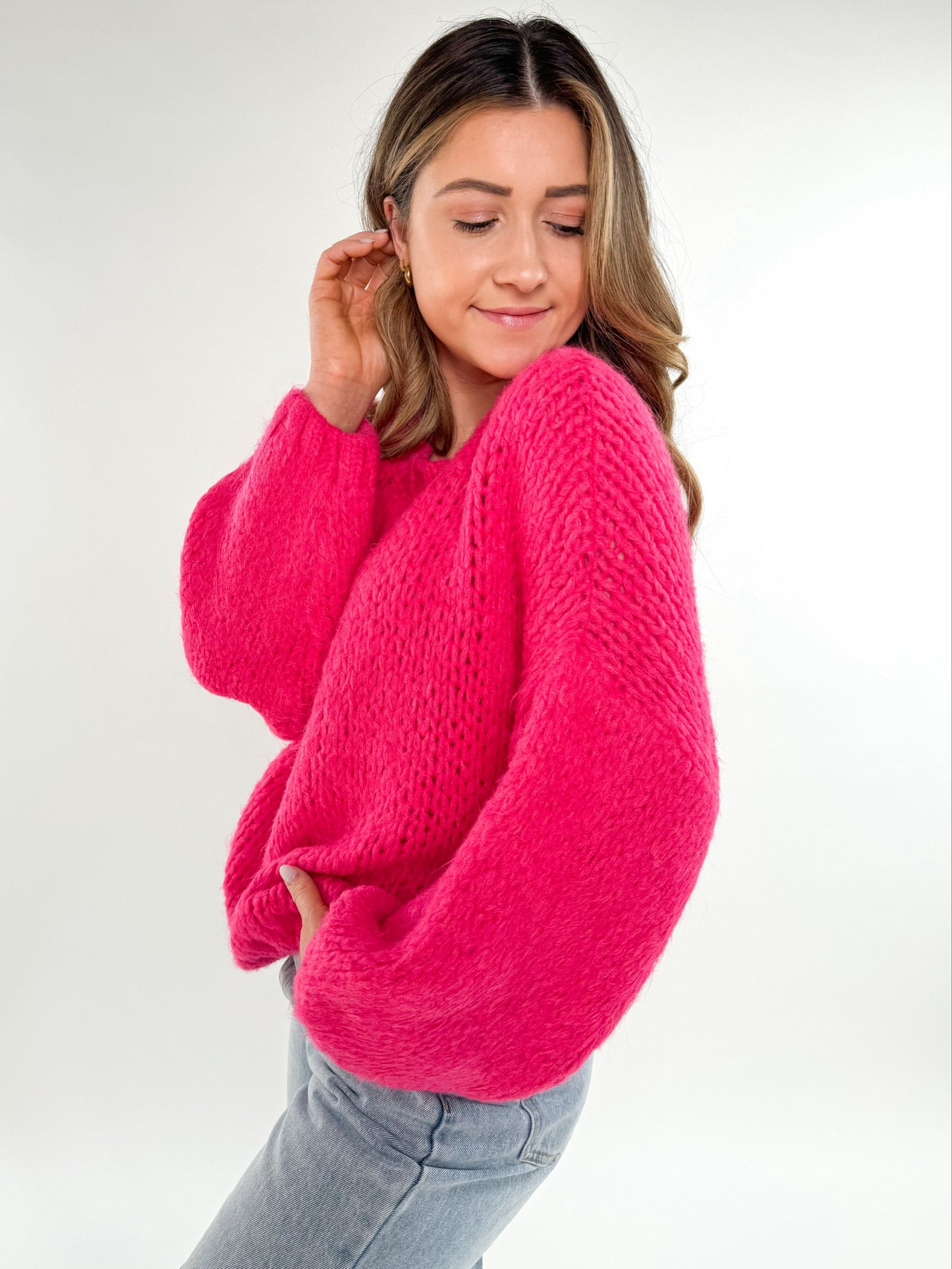 ZWEITELIEBE 143 Pullover Preppy - rosa - vom Umtausch ausgeschlossen -