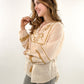 Boho Bluse Indi - beige/gold