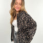 Bomberjacke Leopard - braun