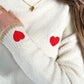 ZWEITELIEBE 01 Love Collar Heartfelt Pullover - beigebraun vom Umtausch ausgeschlossen