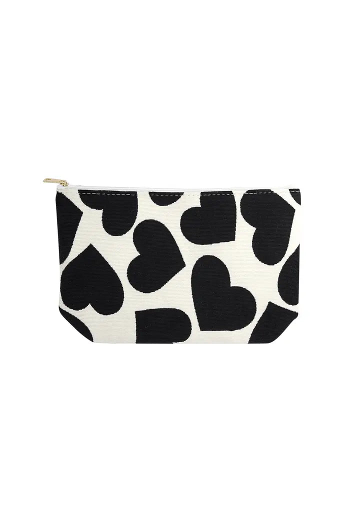 Beauty Bag Heart - Schwarz