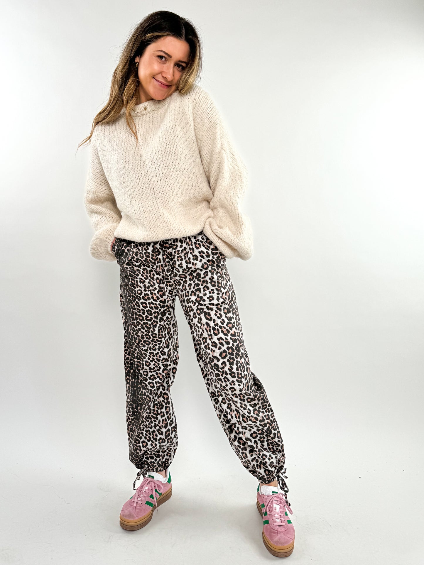 Cotton Hose Leopard