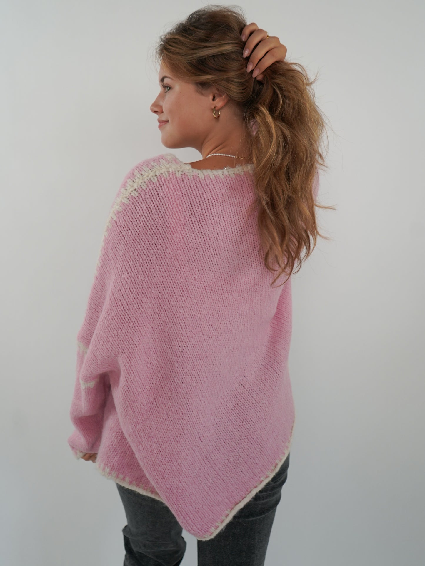 Knit Cardigan strawberry and cream - Hellrosa