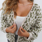 Knit Cardigan Leo - Khaki/Beige