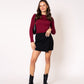 Dear London Wrap Mini Skort - Schwarz