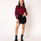 Dear London Wrap Mini Skort - Schwarz