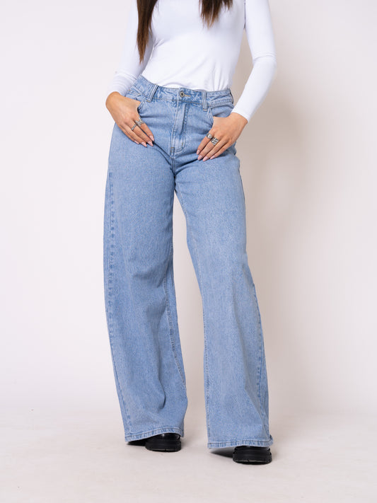 Wide Leg Jeans Claire - Denim Blue