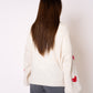 Arrow & Heart Sweater - Creme