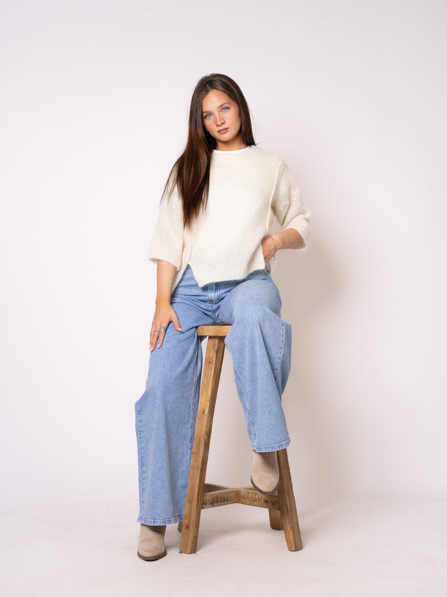 Wide Leg Jeans Claire - Denim Blue