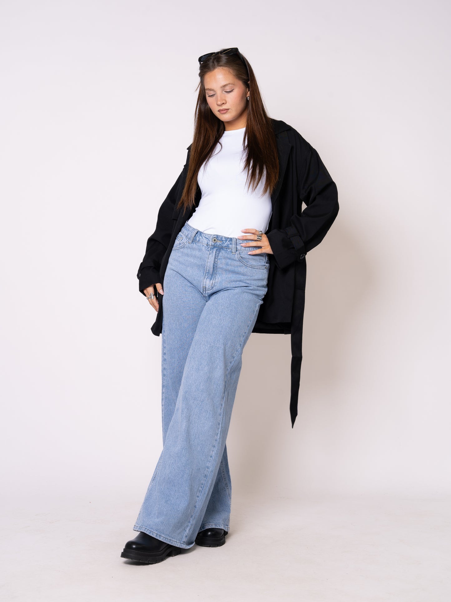 Wide Leg Jeans Claire - Denim Blue