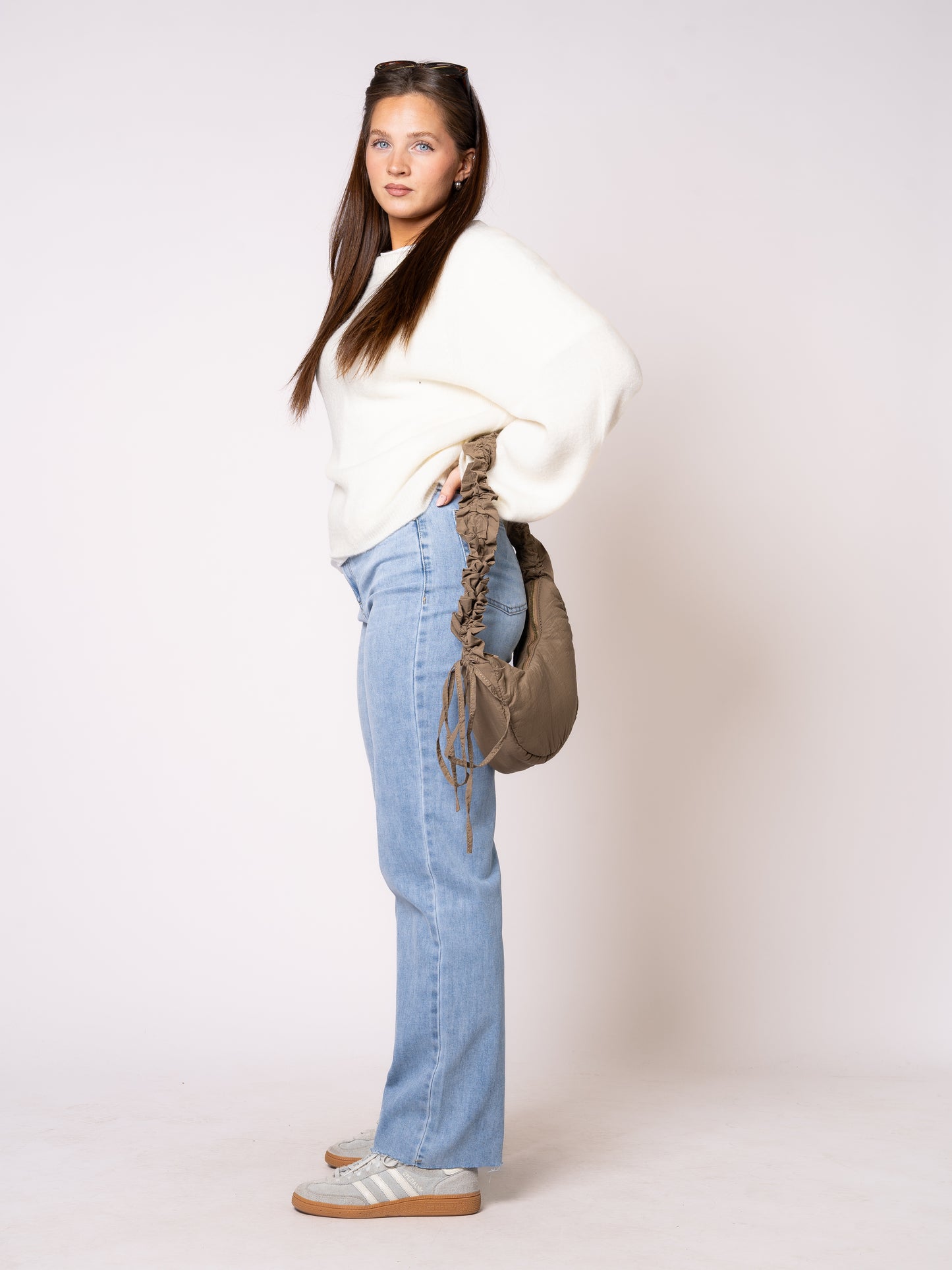 Straight Leg Jeans - Denim Blue