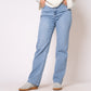 Straight Leg Jeans - Denim Blue