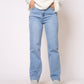 Straight Leg Jeans - Denim Blue