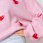 Arrow & Heart Sweater - Rosa