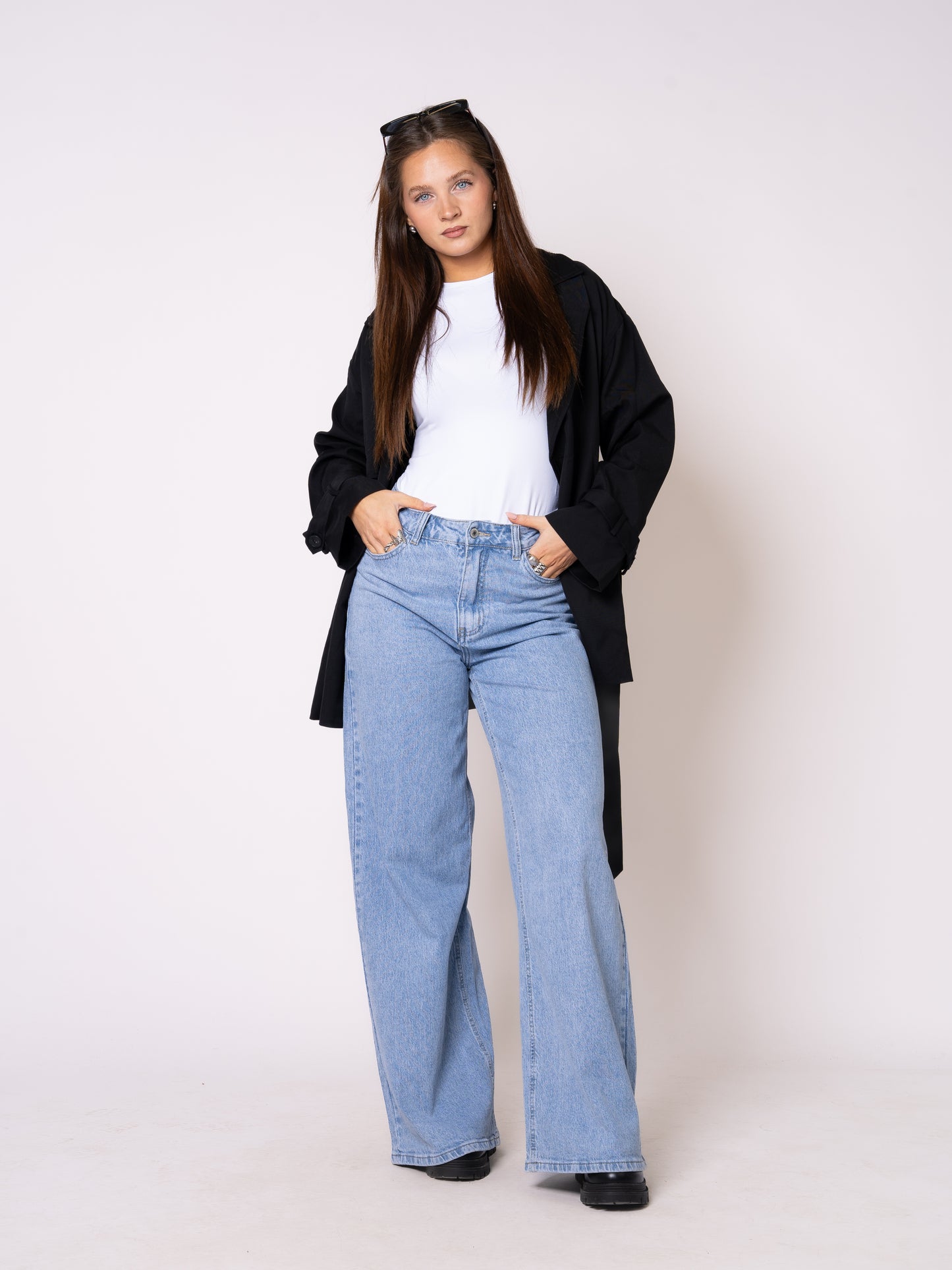 Wide Leg Jeans Claire - Denim Blue