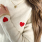 ZWEITELIEBE 01 Love Collar Heartfelt Pullover - beigebraun vom Umtausch ausgeschlossen