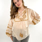 Boho Bluse Indi - beige/gold