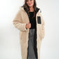 Two in One Winterjacke -  Schwarz/Creme