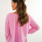 Musselin Bow Cardigan Mila - Rosa