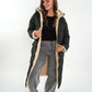 Two in One Winterjacke -  Schwarz/Creme