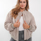 ZWEITELIEBE 882 Bomberjacke Cold Days - Beige - vom Umtausch ausgeschlossen -