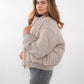 ZWEITELIEBE 882 Bomberjacke Cold Days - Beige - vom Umtausch ausgeschlossen -