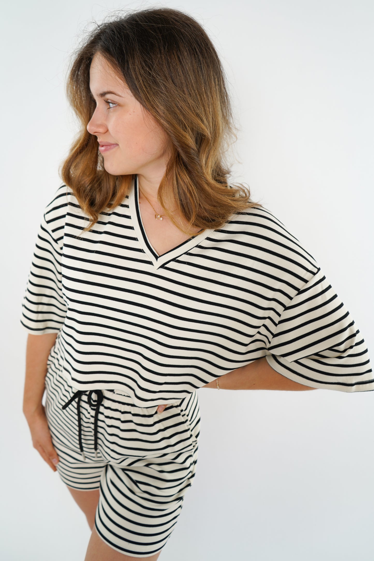 Stripe Me Up Shirt - weiss