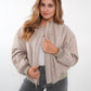 ZWEITELIBE 831 Bomberjacke Cold Days - Beige- Vom Umtausch ausgeschlossen