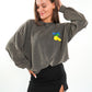 Freshly Squeezed Summer Sweatshirt - Washed Schwarz