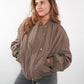 Bomberjacke Cold Days - Braun mit Grau