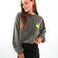 Freshly Squeezed Summer Sweatshirt - Washed Schwarz