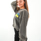 Freshly Squeezed Summer Sweatshirt - Washed Schwarz