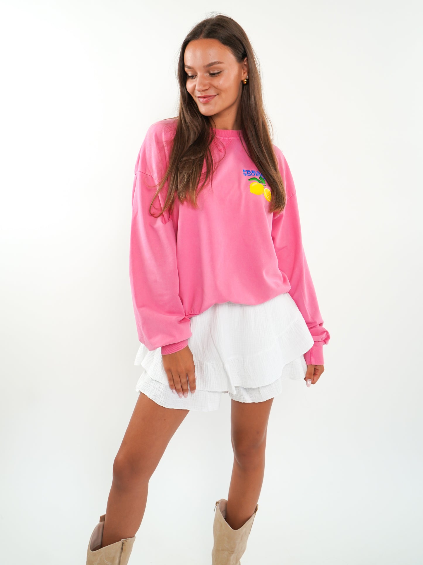 Freshly Squeezed Summer Sweatshirt - Rosa