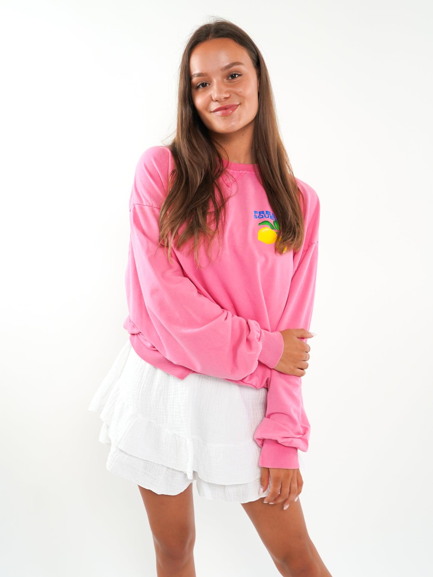 Freshly Squeezed Summer Sweatshirt - Rosa