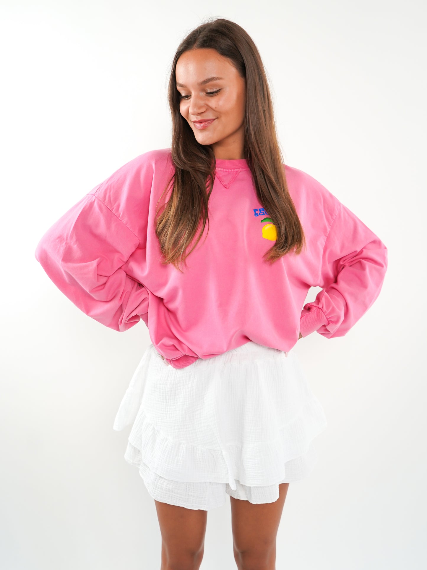 Freshly Squeezed Summer Sweatshirt - Rosa