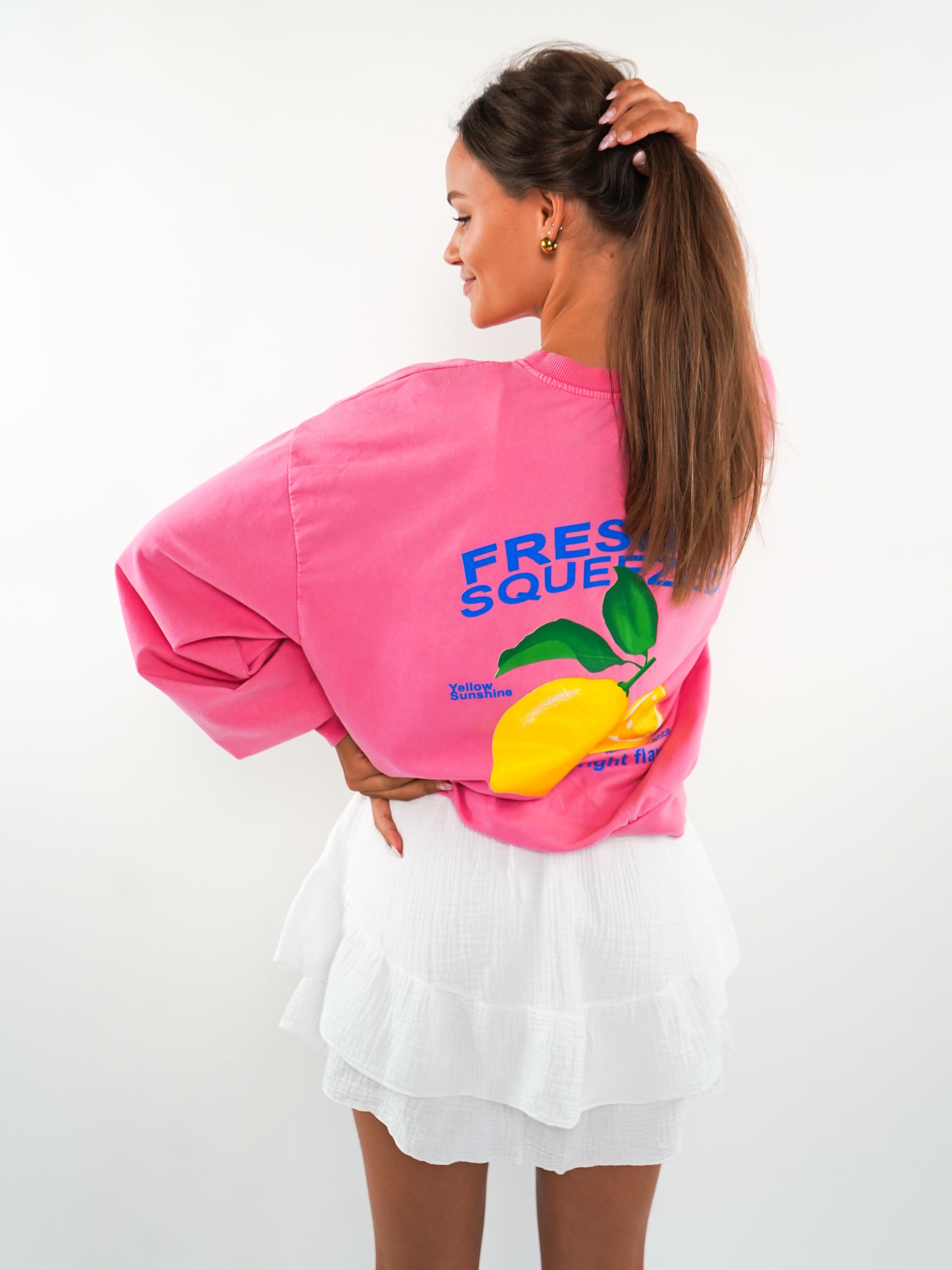 Freshly Squeezed Summer Sweatshirt - Rosa