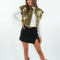 Boho Musselin Weste Lola - Khaki