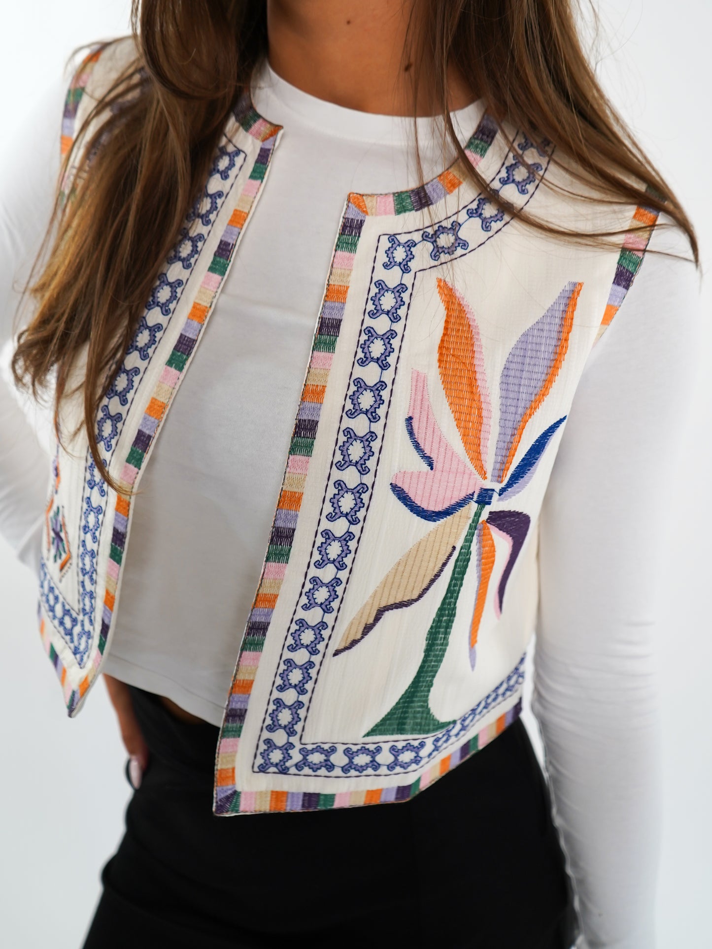 Boho Weste Petra  - Bunt