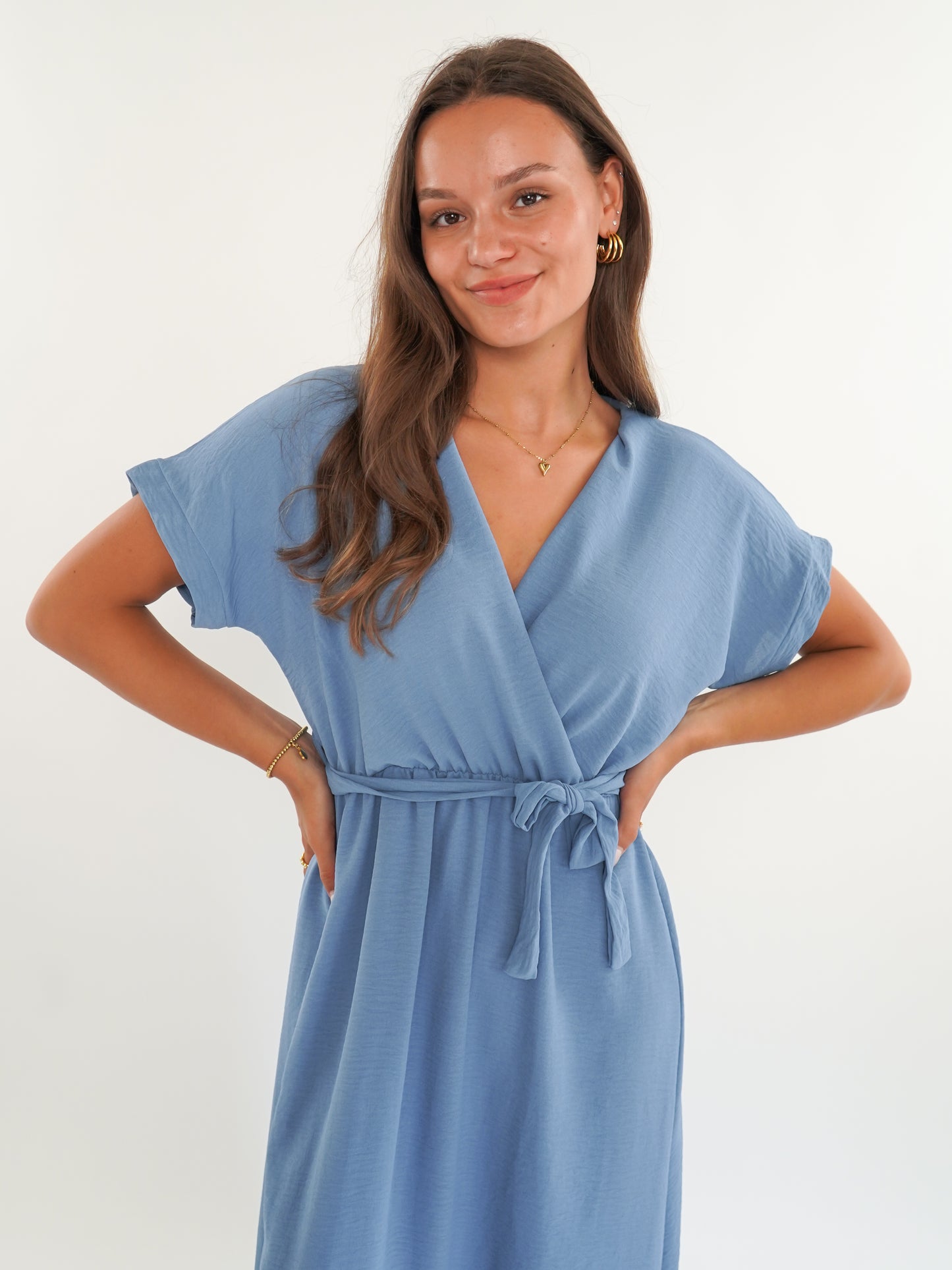 Midikleid Frida - Sommerblau