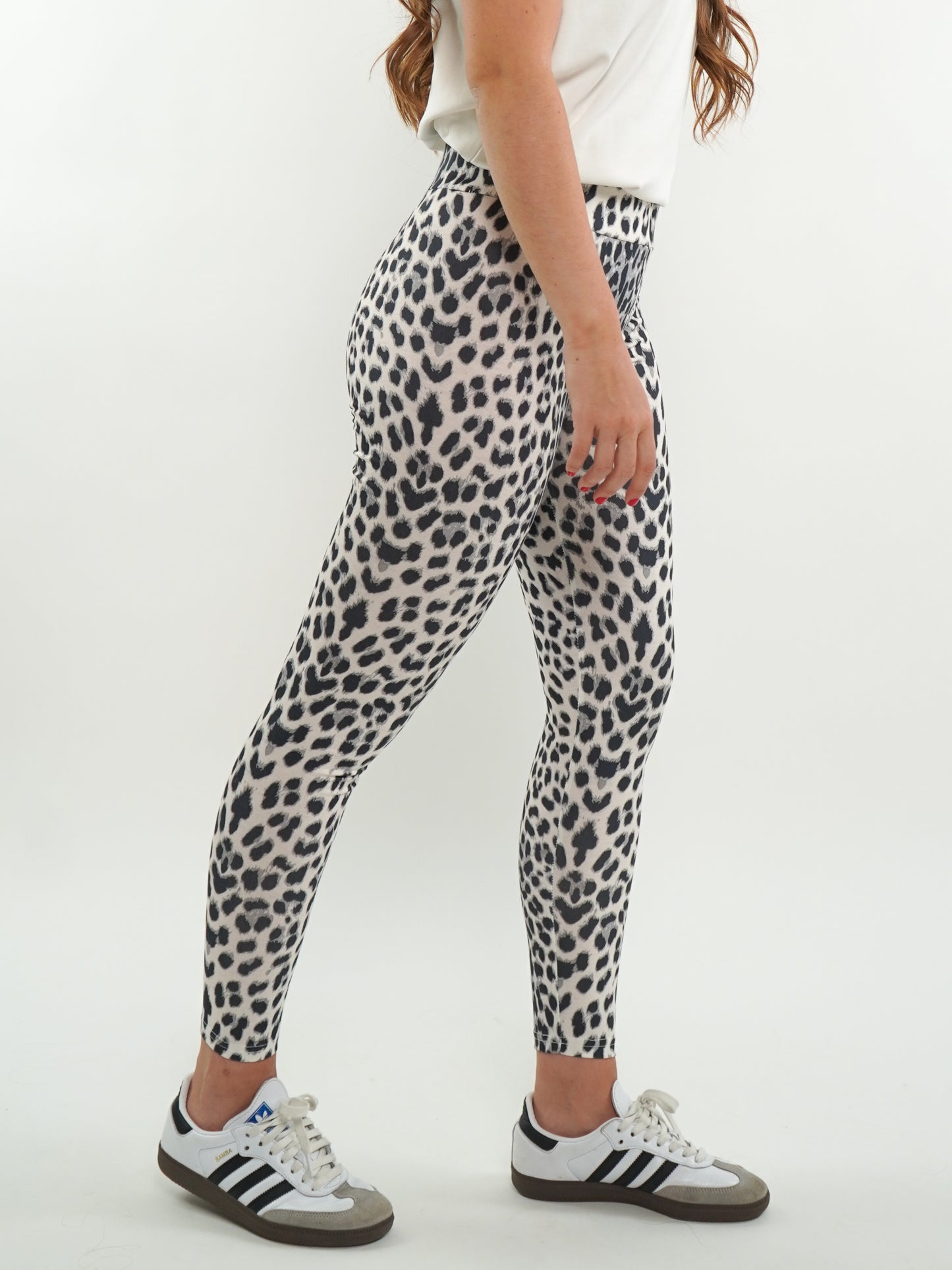 Leo High Waist Leggings - Weiß