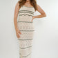 Bodycon Ocean Dress beige