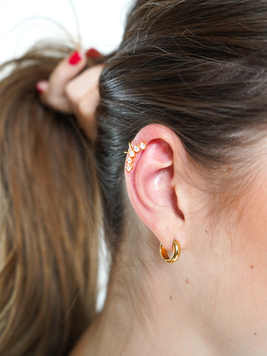 Stellar Ear Cuff - Gold Silber