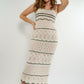 Bodycon Ocean Dress beige