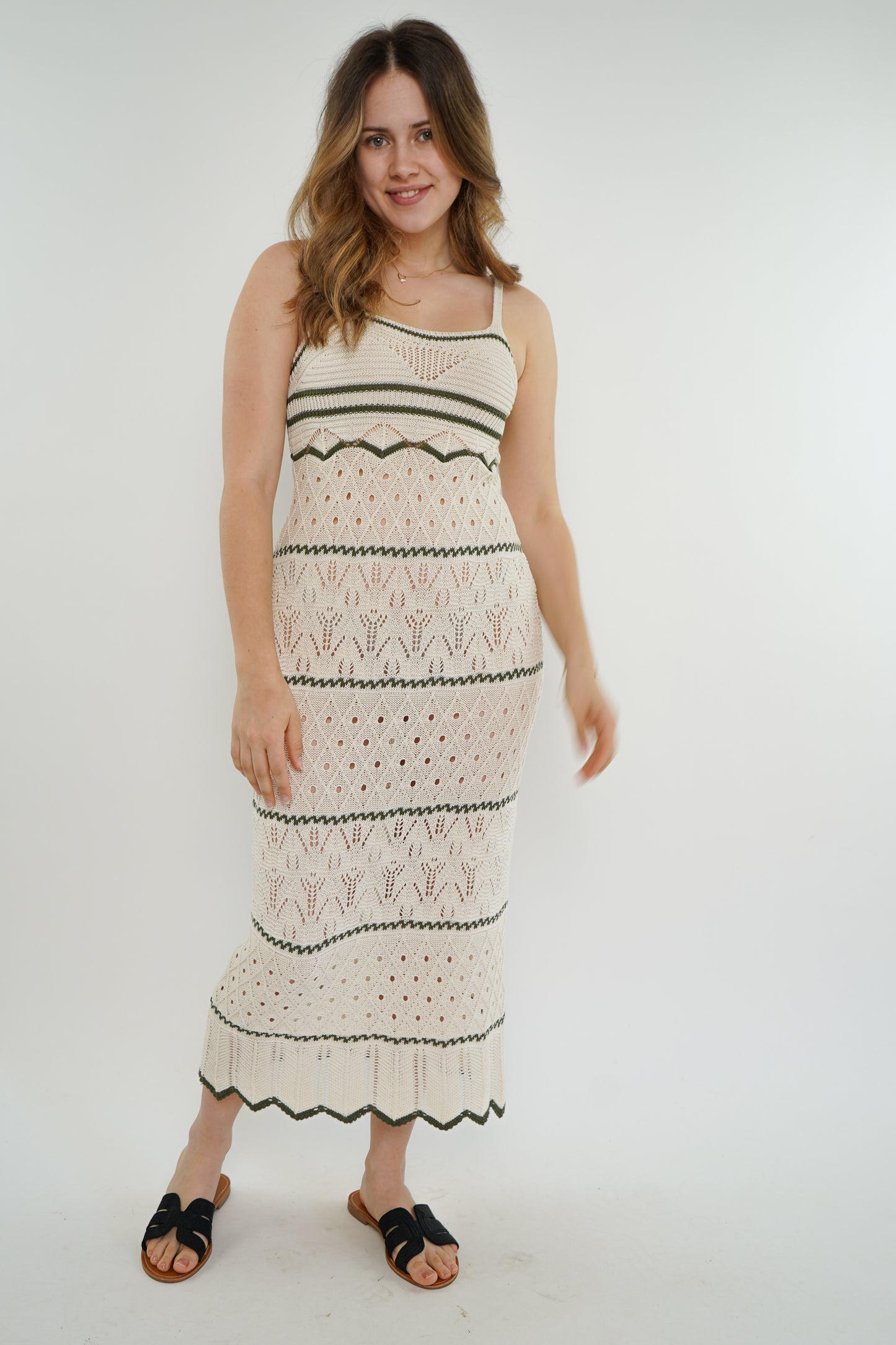 Bodycon Ocean Dress beige